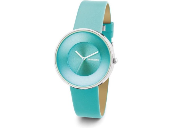 Lambretta Cielo turquoise horloge 37mm leer 