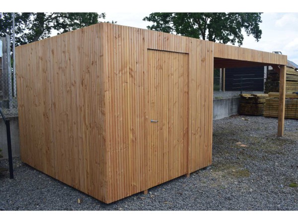 Tuinhuis Triple-profiel met overkapping 400x700x240 cm